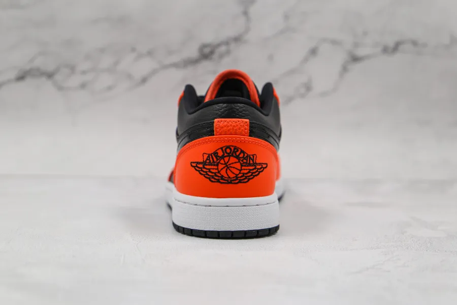 Air Jordan 1 Low Se Black Turf Orange 