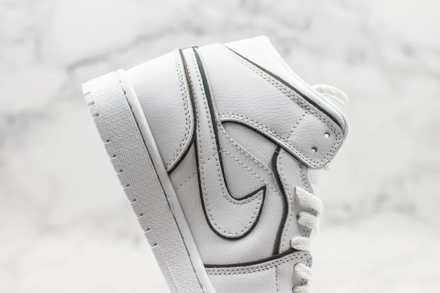 Air Jordan 1 Mid Iridescent White