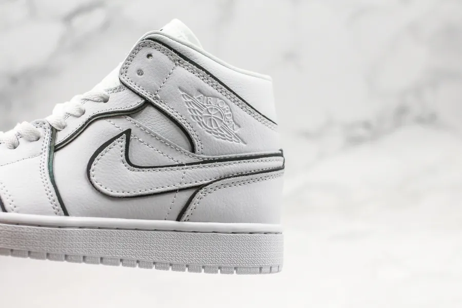 Air Jordan 1 Mid Iridescent White