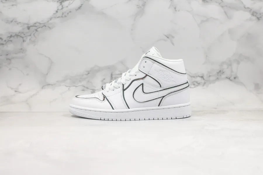 Air Jordan 1 Mid Iridescent White