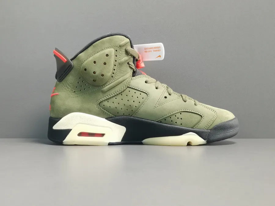 Travis Scott X Air Jordan 6 Medium Olive