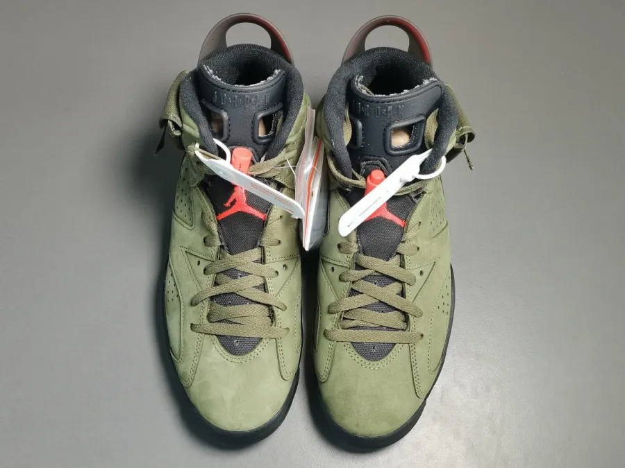 Travis Scott X Air Jordan 6 Medium Olive