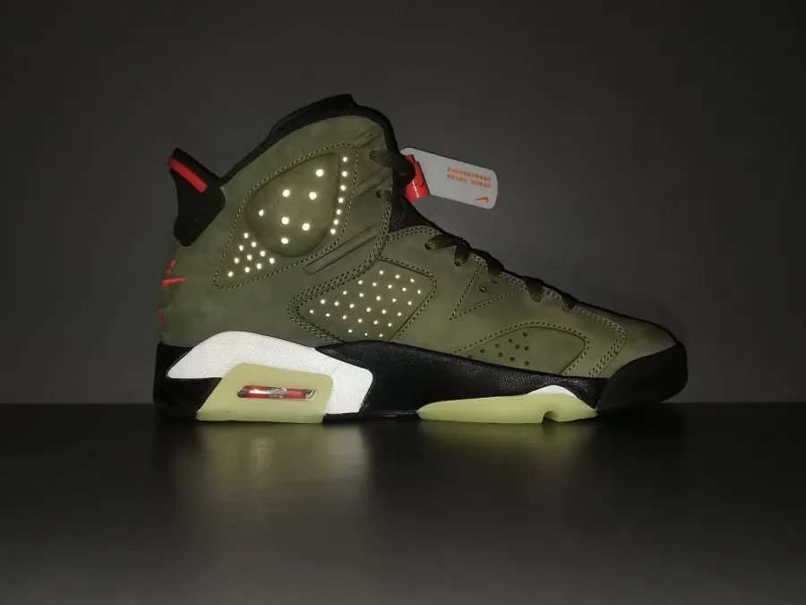 Travis Scott X Air Jordan 6 Medium Olive