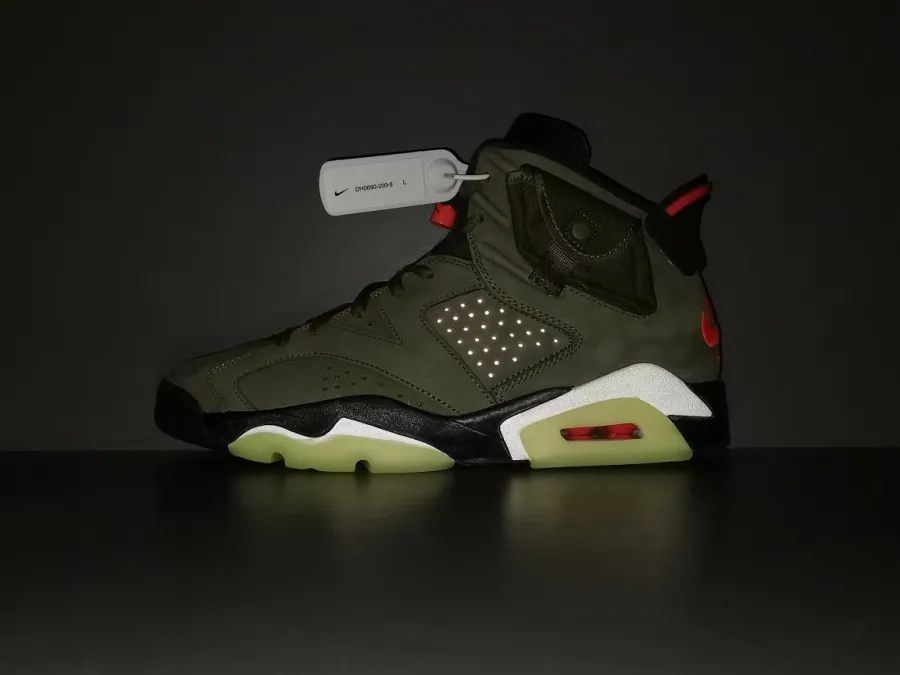 Travis Scott X Air Jordan 6 Medium Olive