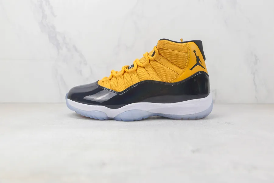 Jordan 11 Black Yellow