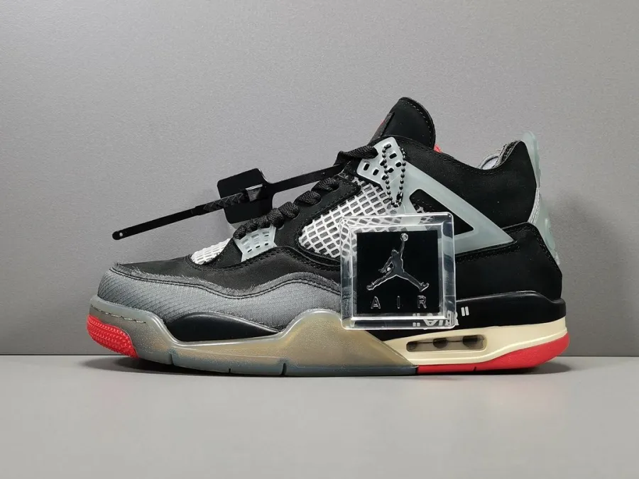 Off-White X Air Jordan 4 Bred