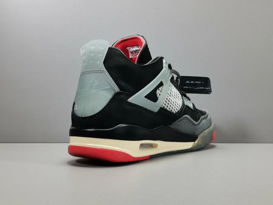 Off-White X Air Jordan 4 Bred