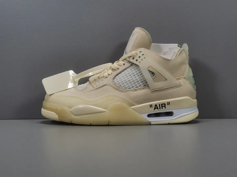 Off-White X Air Jordan 4 Sail