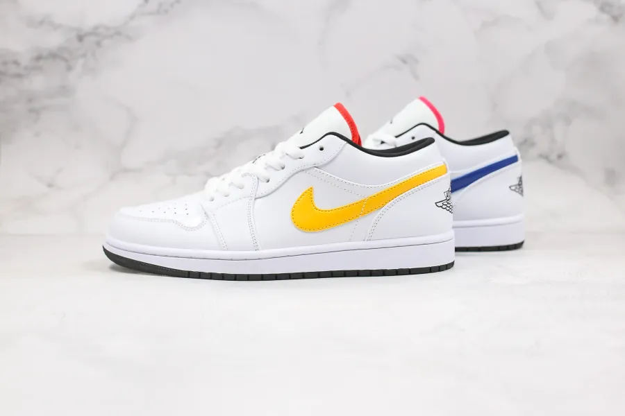 Air Jordan 1 Low Multi Color Swoosh 