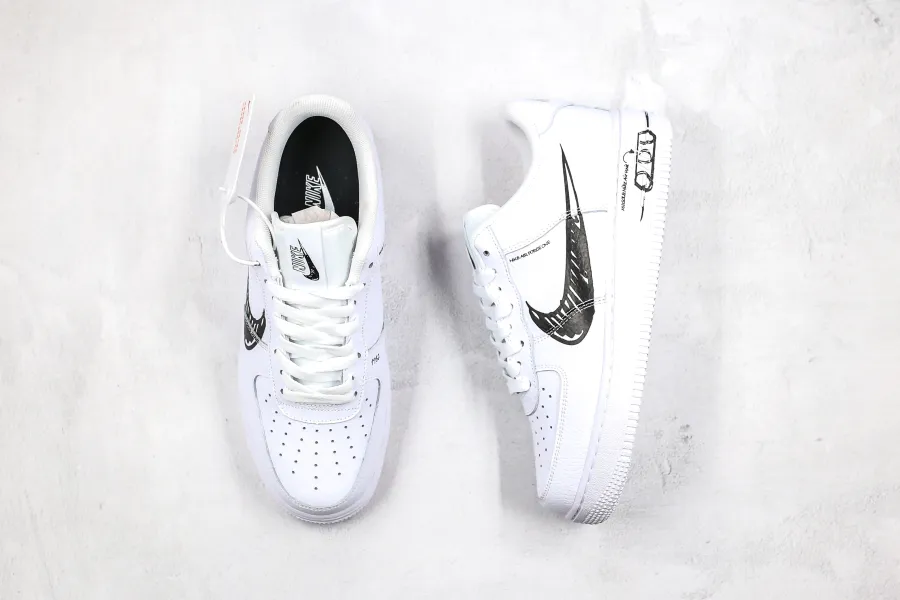 Nike Air Force 1 Low Sketch Pack Black