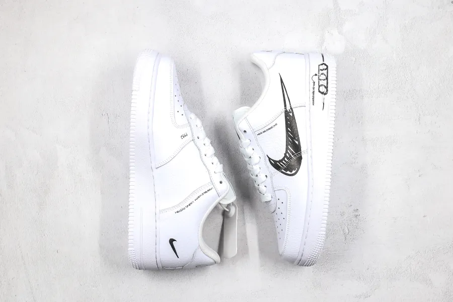 Nike Air Force 1 Low Sketch Pack Black