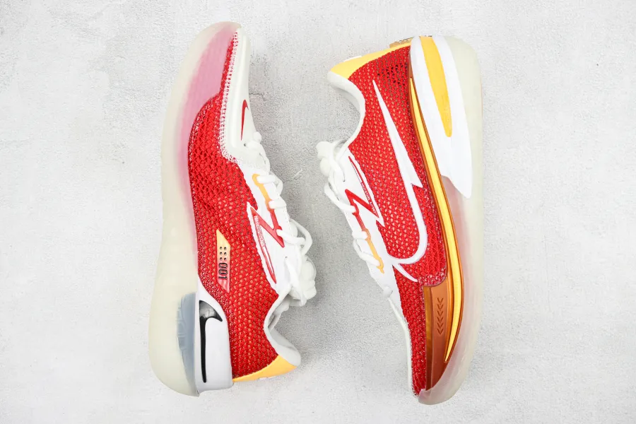 Air Zoom Gt Cut White Red Gold