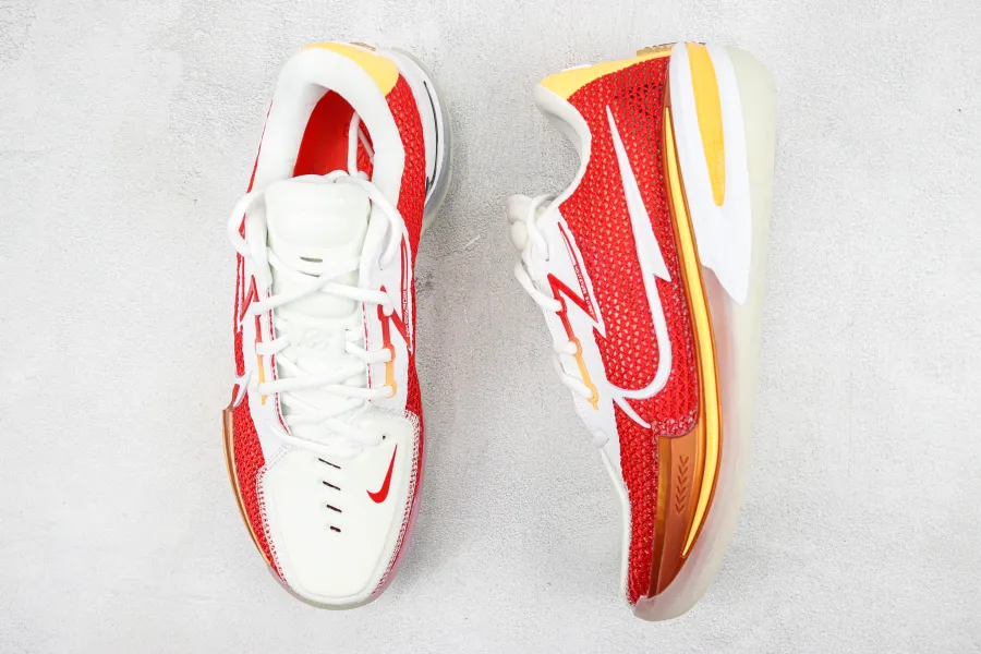 Air Zoom Gt Cut White Red Gold