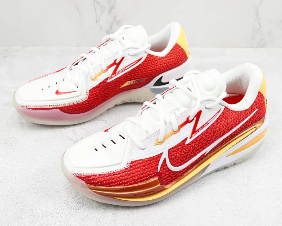 Air Zoom Gt Cut White Red Gold