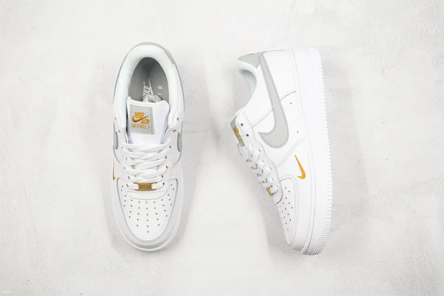 Nike Air Force 1 Low White/Grey/Gold 