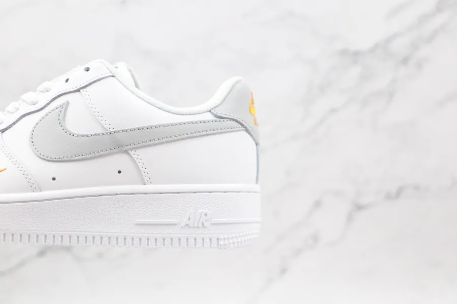 Nike Air Force 1 Low White/Grey/Gold 