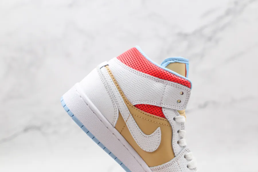 Wmns Air Jordan 1 Mid Se Sesame 