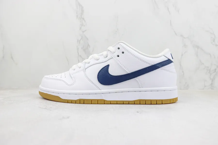 Nike Sb Dunk Low Orange Label White Navy 