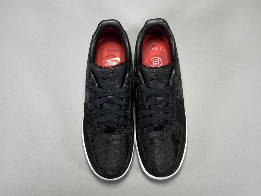 Fragment Clot Air Force 1 Black Silk