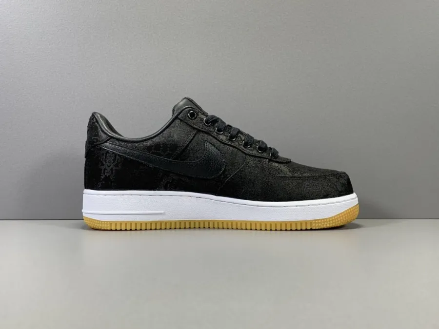 Fragment Clot Air Force 1 Black Silk