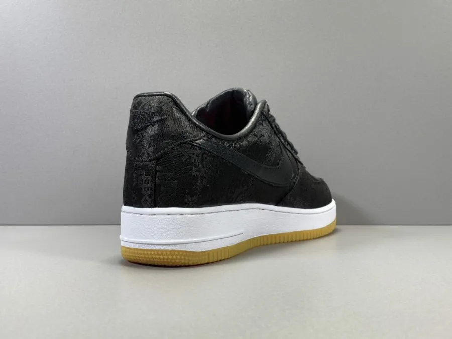 Fragment Clot Air Force 1 Black Silk