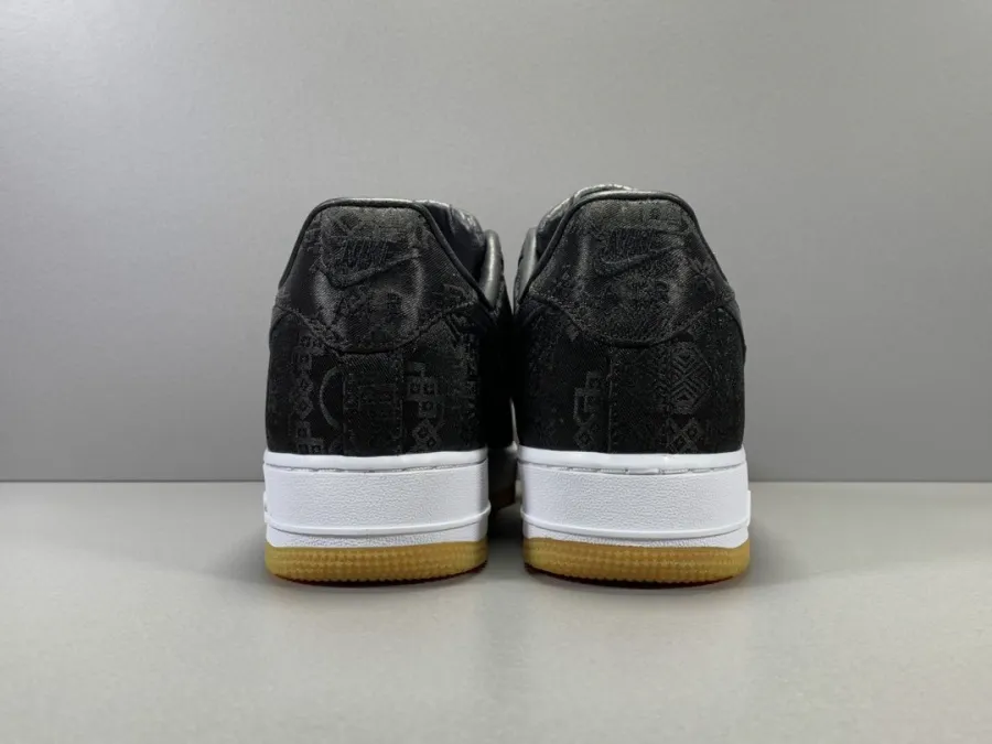 Fragment Clot Air Force 1 Black Silk