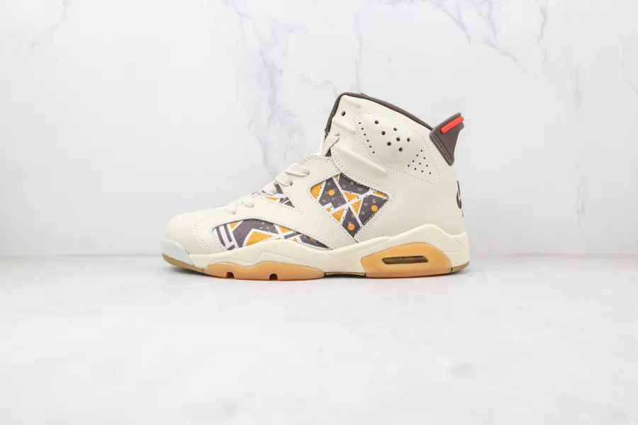 Air Jordan 6 Retro Quai 54 - Sail Gum 