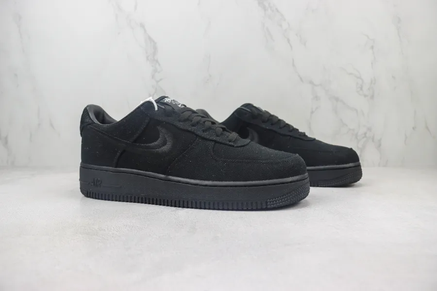 Stussy X Air Force 1 Low Black 