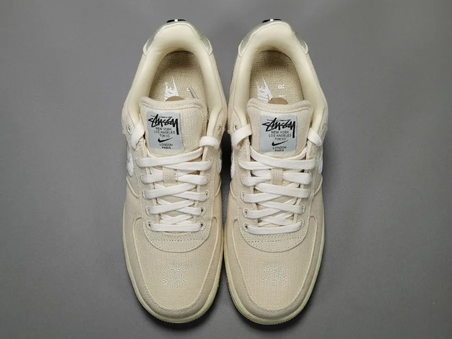 Stussy X Air Force 1 Low Fossil Stone