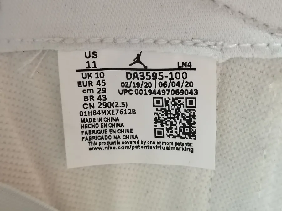 Fragment X Air Jordan 3 White/Black