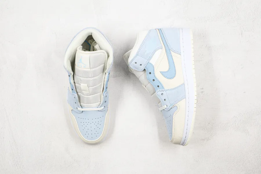 Air Jordan 1 Sail Light Blue  Mid Se