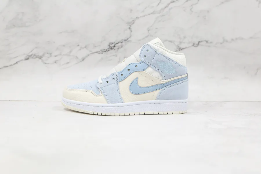 Air Jordan 1 Sail Light Blue  Mid Se