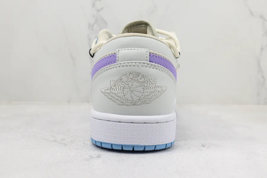 Air Jordan 1 Low Football Grey Aluminum  (Women'S)