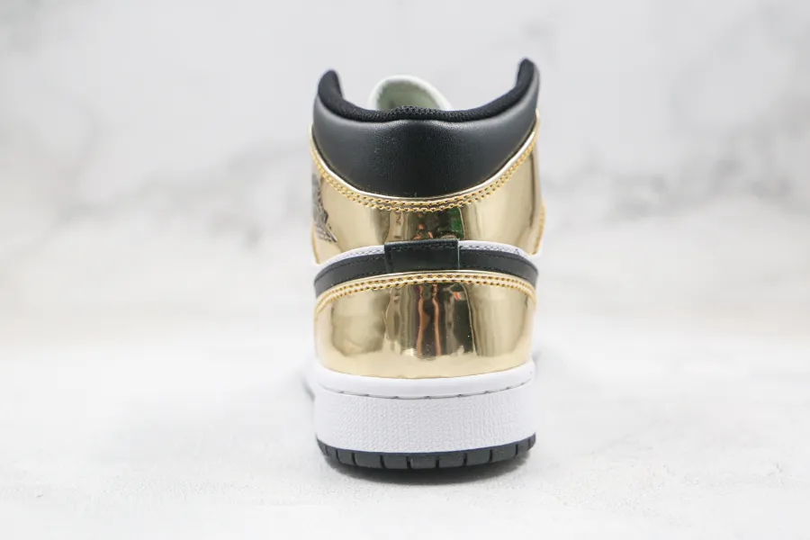 Air Jordan 1 Mid Metallic Gold