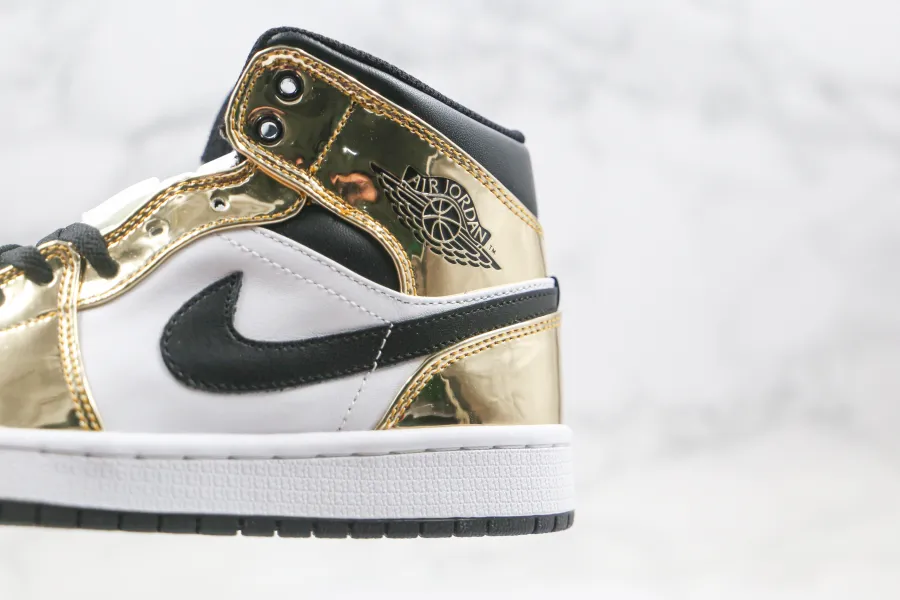 Air Jordan 1 Mid Metallic Gold