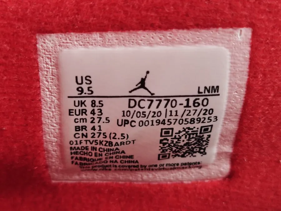 Air Jordan 4 Retro Fire Red 2020