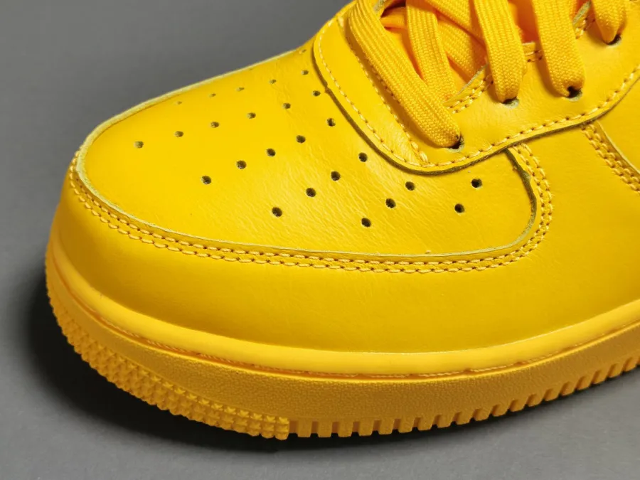 Off-White X Air Force 1 Low Lemonade  University Gold