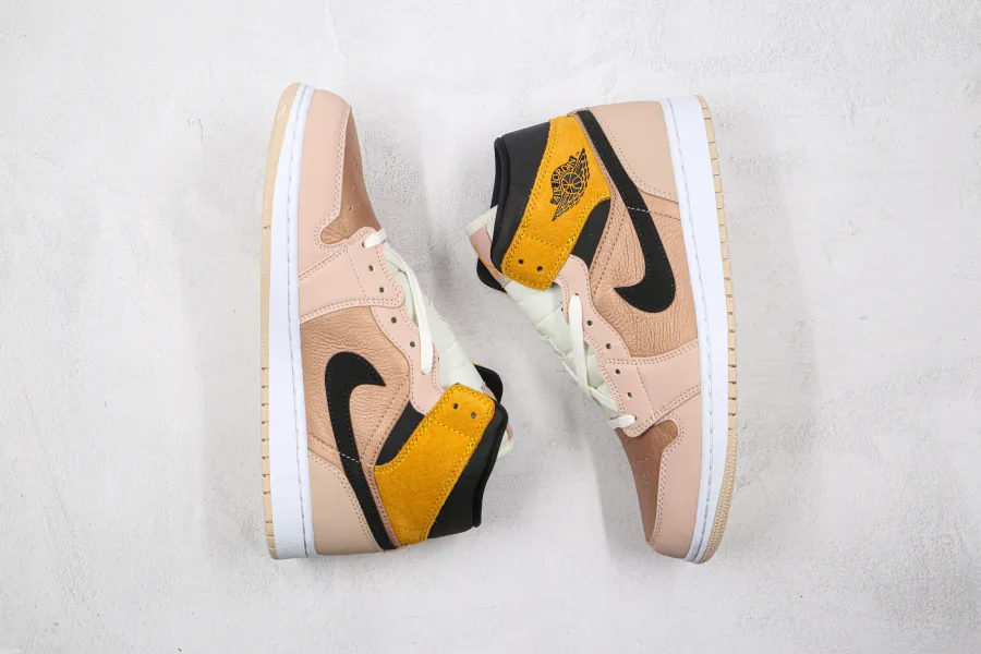 Wmns Air Jordan 1 Mid Se Particle Beige 