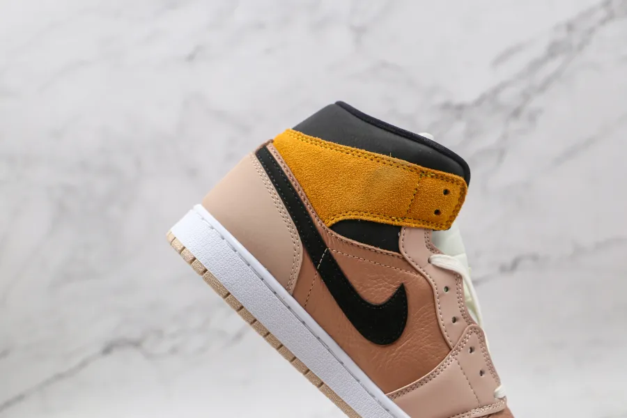 Wmns Air Jordan 1 Mid Se Particle Beige 