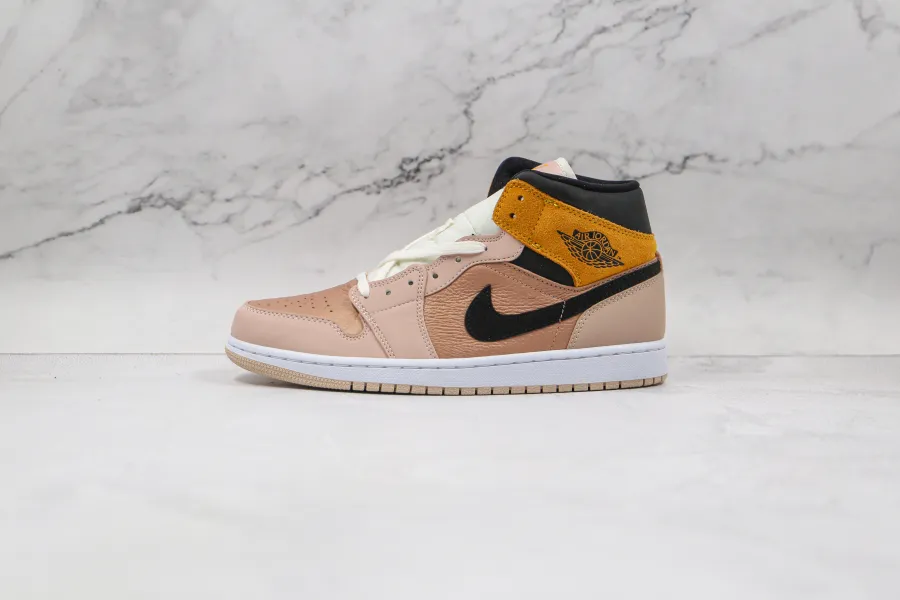 Wmns Air Jordan 1 Mid Se Particle Beige 