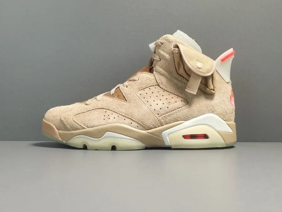 Travis Scott X Air Jordan 6 British Khaki