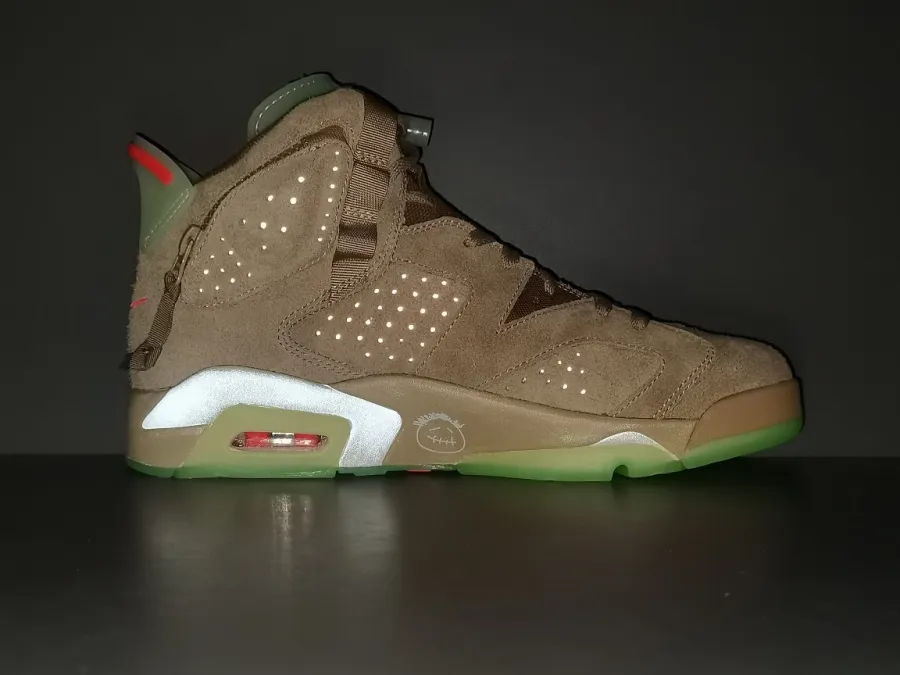 Travis Scott X Air Jordan 6 British Khaki