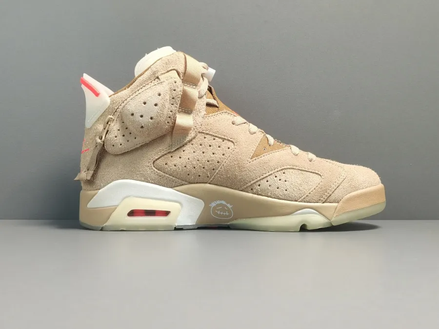 Travis Scott X Air Jordan 6 British Khaki