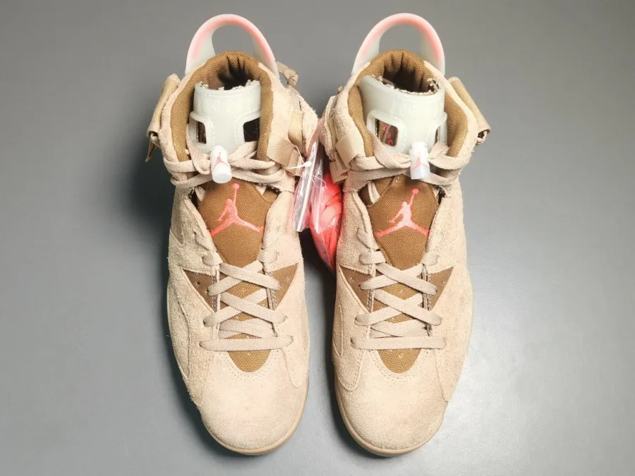 Travis Scott X Air Jordan 6 British Khaki