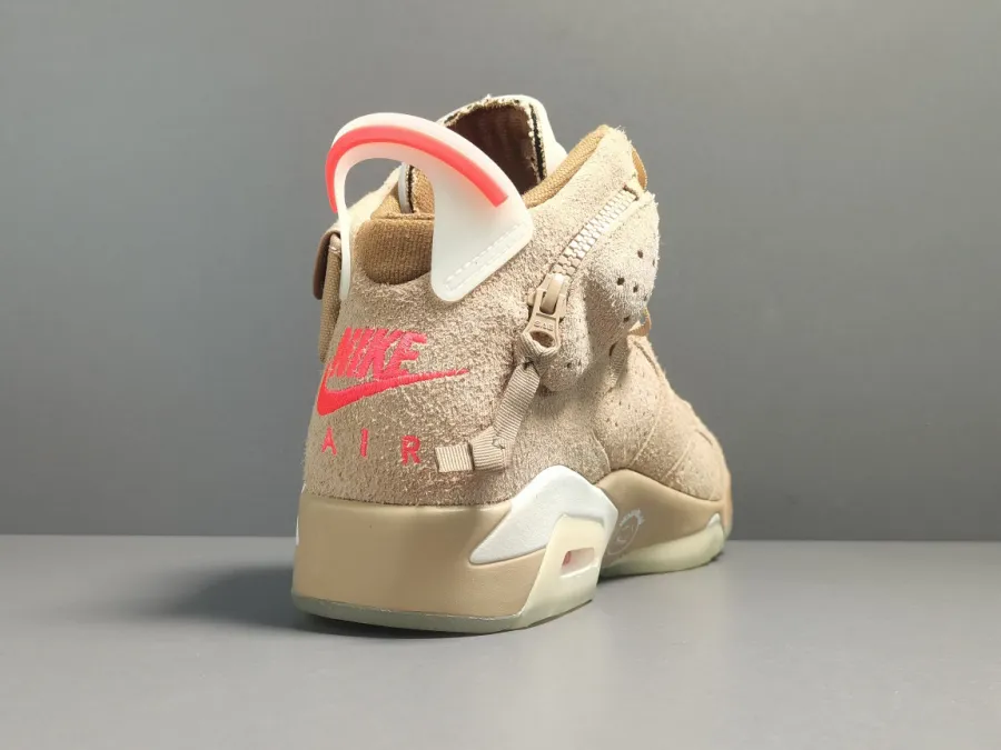 Travis Scott X Air Jordan 6 British Khaki