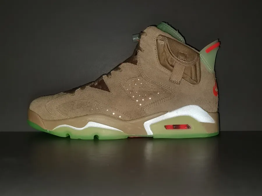 Travis Scott X Air Jordan 6 British Khaki