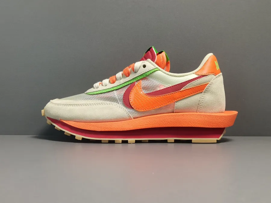 Clot X Sacai X Nike Ldwaffle Orange Blaze