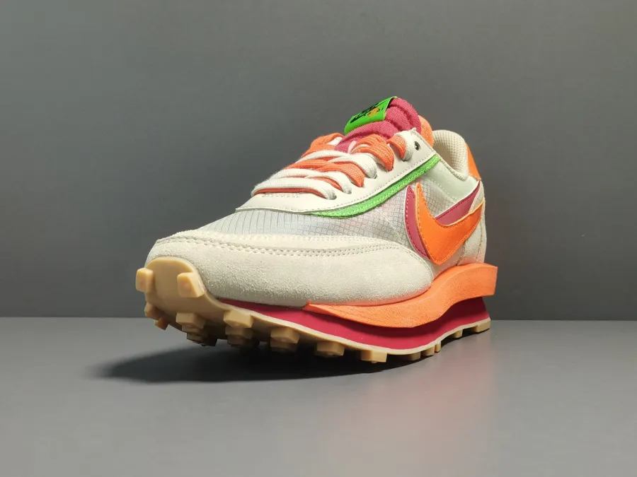 Clot X Sacai X Nike Ldwaffle Orange Blaze