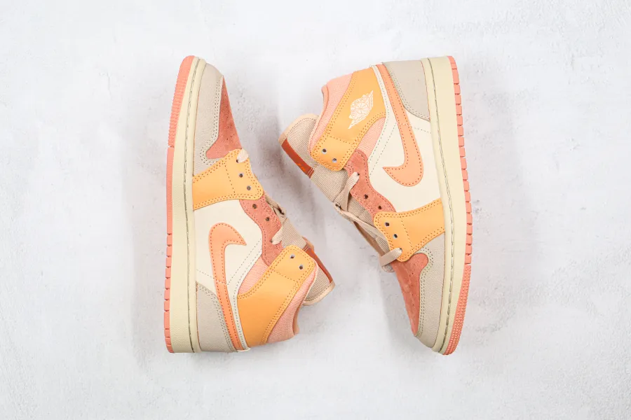 Air Jordan 1 Apricot Orange Mid