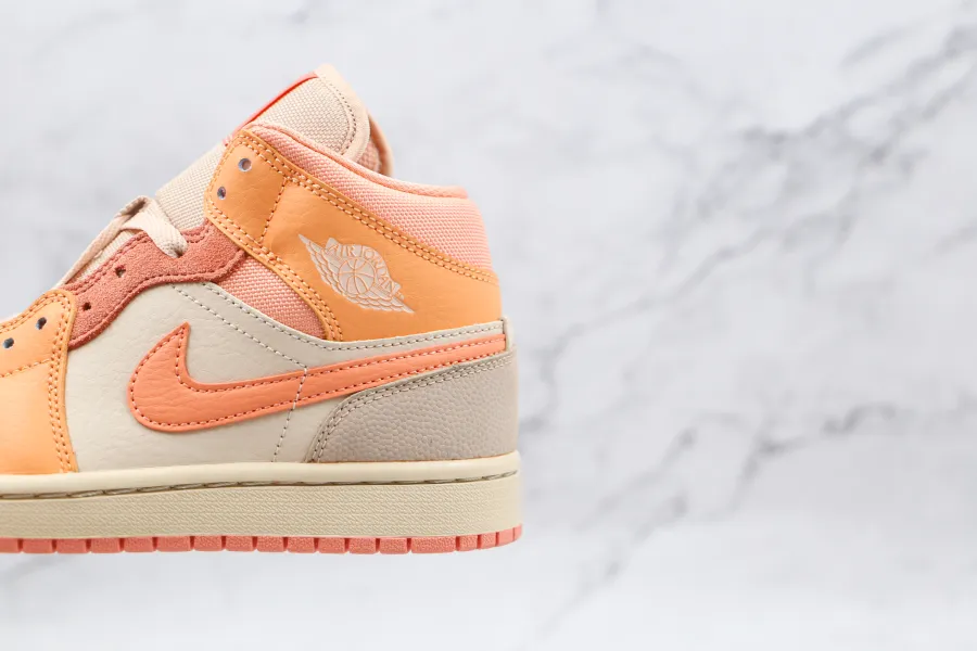 Air Jordan 1 Apricot Orange Mid